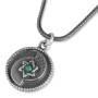 Sterling Silver Disk Pendant with Priestly Blessing - 2