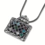 Sterling Silver Hoshen Pendant with Gemstones - 2