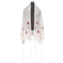 Galilee Silks Floral Tallit for Girls - Red - 2