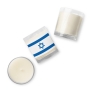 Israel Flag Wax Candle in Glass Jar - 3