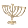 Classic Hanukkah Menorah 2023 With Modern Tree Motif - 3