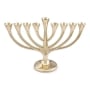 Classic Hanukkah Menorah 2023 With Modern Tree Motif - 1