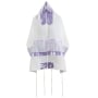 Ronit Gur Lilac Floral Women's Tallit Set with Blessing  - 2