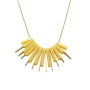 Hagar Satat Short 24K Gold Plated Rise Necklace – Glow Collection (Choice of Colors) - 7