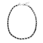Hagar Satat Silver Wrap Hearts Two-in-One Bracelet/Necklace (Black) - 2
