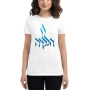 Hallelujah Israeli Flag Women's T-Shirt (Choice of Colors) - 4