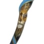 Hand Painted Blue Night Sky Lion of Judah Shofar - 2