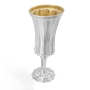 Hadad Bros 925 Sterling Silver Stemmed Kiddush Cup With Ridged Design - 4