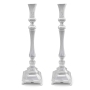 Hadad Bros Deluxe 925 Sterling Silver Candlesticks With Legs - 3