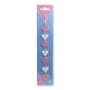 Hebrew / English Heart Home Blessings Chain (Choice of Colors) - 2