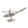 Handcrafted Sterling Silver Helicopter Besamim Spice Box By Traditional Yemenite Art - 2