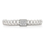 925 Sterling Silver Men's Bracelet with Ana Bekoach Pendant - 2