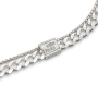 925 Sterling Silver Men's Bracelet with Ana Bekoach Pendant - 4