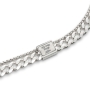 925 Sterling Silver Men's Bracelet with Soulmate Pendant - 4