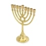 Yair Emanuel Brass Classic Hanukkah Menorah with Star of David  - 3