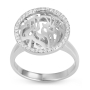 Shema Yisrael 14K Gold Diamond Ring (Choice of Color)  - 4