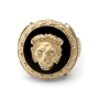 Anbinder 14K Gold Lion of Judah Diamond Men's Ring - 2