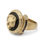 Anbinder 14K Gold Lion of Judah Diamond Men's Ring - 4