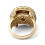 Anbinder 14K Gold Lion of Judah Diamond Men's Ring - 6