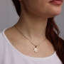 Jerusalem: 14K Gold Star of David Pendant Necklace - 2