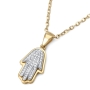 Anbinder Jewelry Diamond Hamsa 14K Gold Pendant - 4