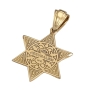 Anbinder Jewelry Deluxe Diamond-Accented 14K Yellow Gold Star of David Pendant - 2