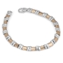 Moriah Jewelry Slim Beads Sterling Silver and Gold Filled Bracelet  - 1