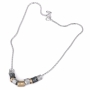 Moriah Jewelry Beaded 925 Sterling Silver and Gold Filled Necklace  - 2