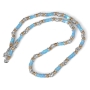 Moriah Jewelry Blue Opal Gold-Filled and 925 Sterling Silver Beaded Necklace  - 1