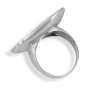 Moriah Jewelry Matte Contemporary Gold and Sterling Silver Ring  - 3