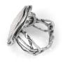 Moriah Jewelry Opal Druzy Quartz Wrapped Sterling Silver Ring  - 5