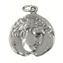  Melqarth Coin Sterling Silver Pendant. Adaptation. 28-27 B.C.E - 1