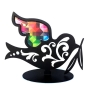 Iris Design Multicolored Dove of Peace Sculpture - 1
