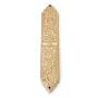 Detailed Gilded Brass Mezuzah Case - Israel Museum Collection - 2