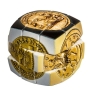 Israel Museum Roman Gold Coins Rubik's Cube (Black and Gold) - 2
