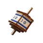 Israeli Flag Dreidel: Do-It-Yourself 3D Puzzle Kit - 4