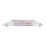 Jordana Klein "Candles and Challot" Large Glass Challah Tray  - 3