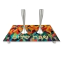 Jordana Klein Wheat Glass Tray For Shabbat Candlesticks - 1