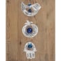 Danon Wall Hanging with Jewish Charms and Blessings (Hebrew / English) - 4