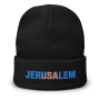 Jerusalem and USA Embroidered Beanie - Unisex - 1