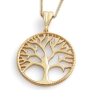 14K Gold Deluxe Tree of Life Pendant Necklace - 2