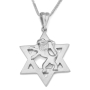 Star of David & Lion of Judah 14K Gold Pendant Necklace - 5