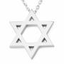 Deluxe 14K Gold Star of David Pendant Necklace - Unisex - 3