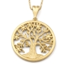 Deluxe 14K Gold Tree of Life Pendant Necklace - 2
