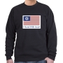 ‘I Stand with Israel’ American Flag Sweatshirt (Choice of Colors) - 1