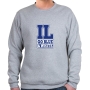 IL Go Blue and White Sweatshirt (Choice of Colors) - 2