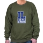 IL Go Blue and White Sweatshirt (Choice of Colors) - 3