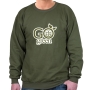 Go Green Sweatshirt with IDF Insignia (Choice of Colors) - 3
