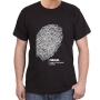 Israel T-Shirt - Jewish Identity Fingerprint. Variety of Colors - 2