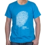 Israel T-Shirt - Jewish Identity Fingerprint. Variety of Colors - 5
